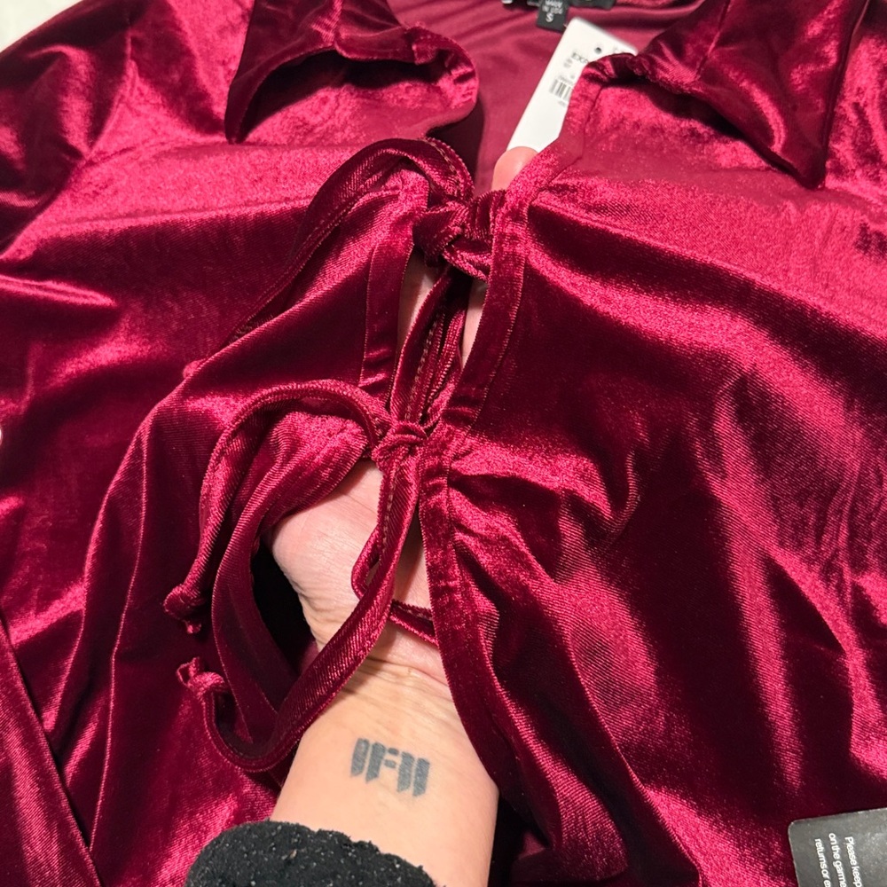 EXPRESS VELVET TOP - Picture 5 of 5
